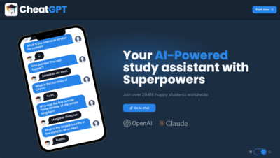 CheatGPT application screenshot